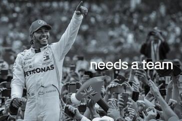 Mercedes rinde homenaje a Lewis Hamilton en su última carrera