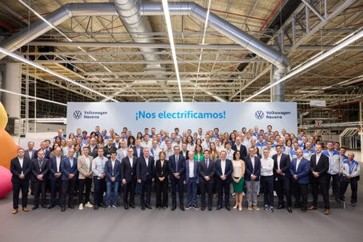 Volkswagen Navarra arranca la producción de su primer coche eléctrico